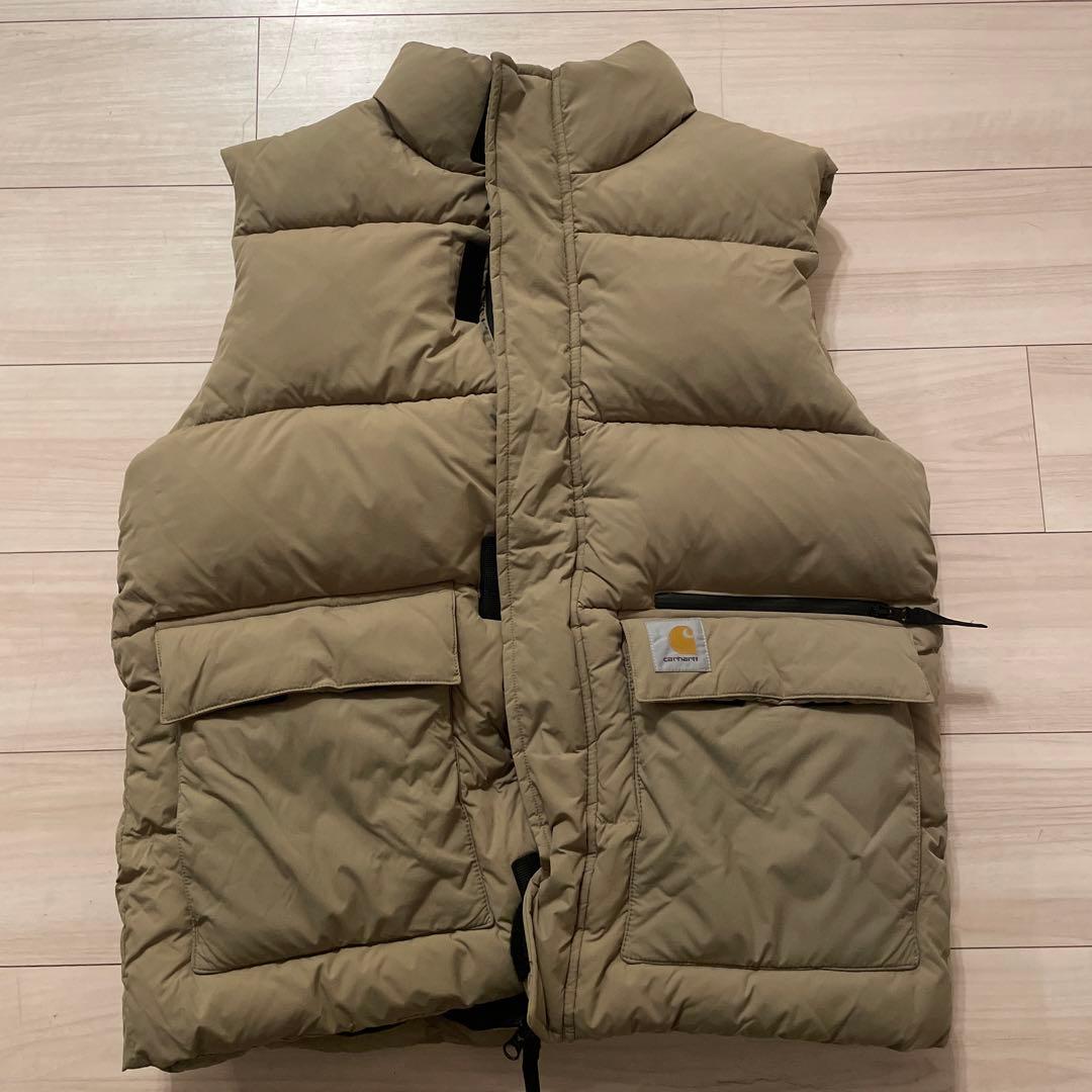 k*A様 Carhartt ベージュ ダウンベスト M