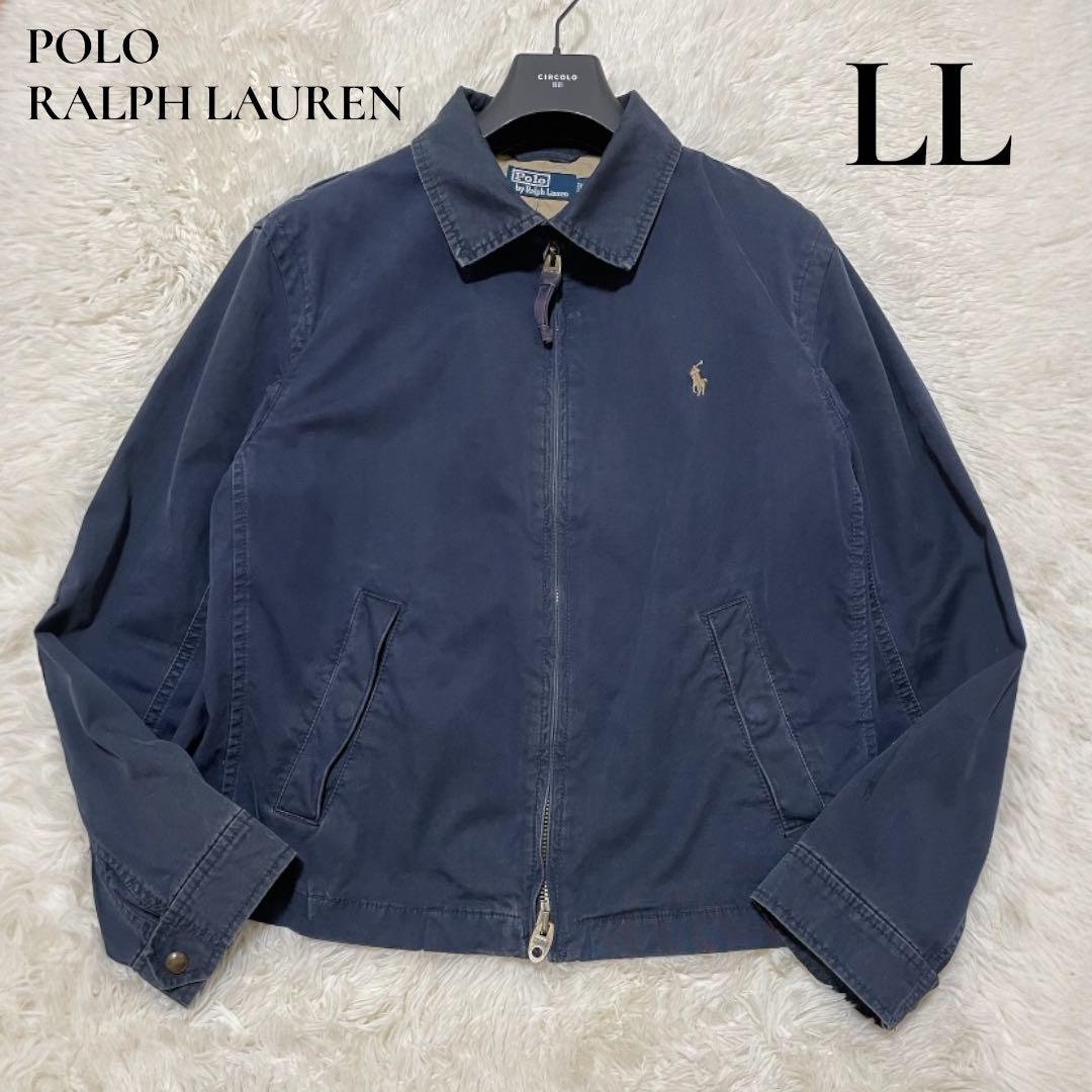 RALPH LAUREN ラルフローレン スイングトップ ネイビー LL 90s