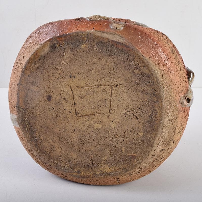 北大路魯山人作 信楽焼 水指 共箱 D R9032B - メルカリ