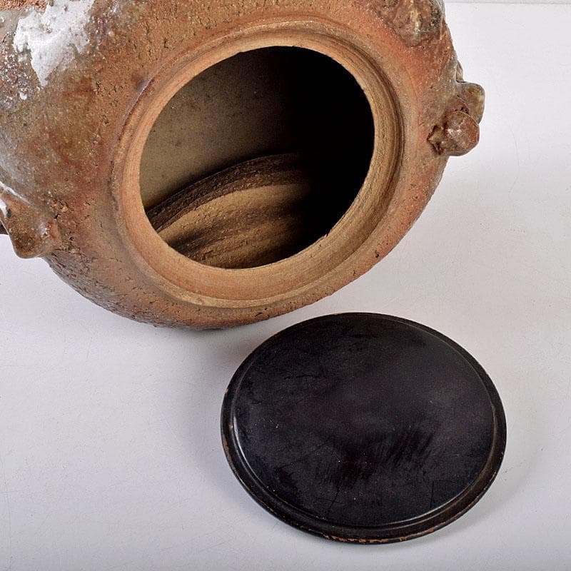 北大路魯山人作 信楽焼 水指 共箱 D R9032B - メルカリ