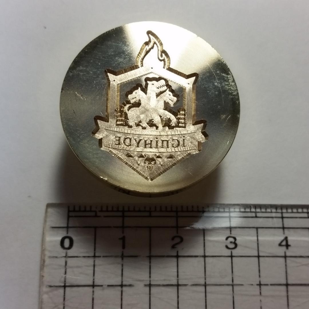 W35A シーリングスタンプ ヘッドのみ イグニハイド寮 ツイステ 寮章