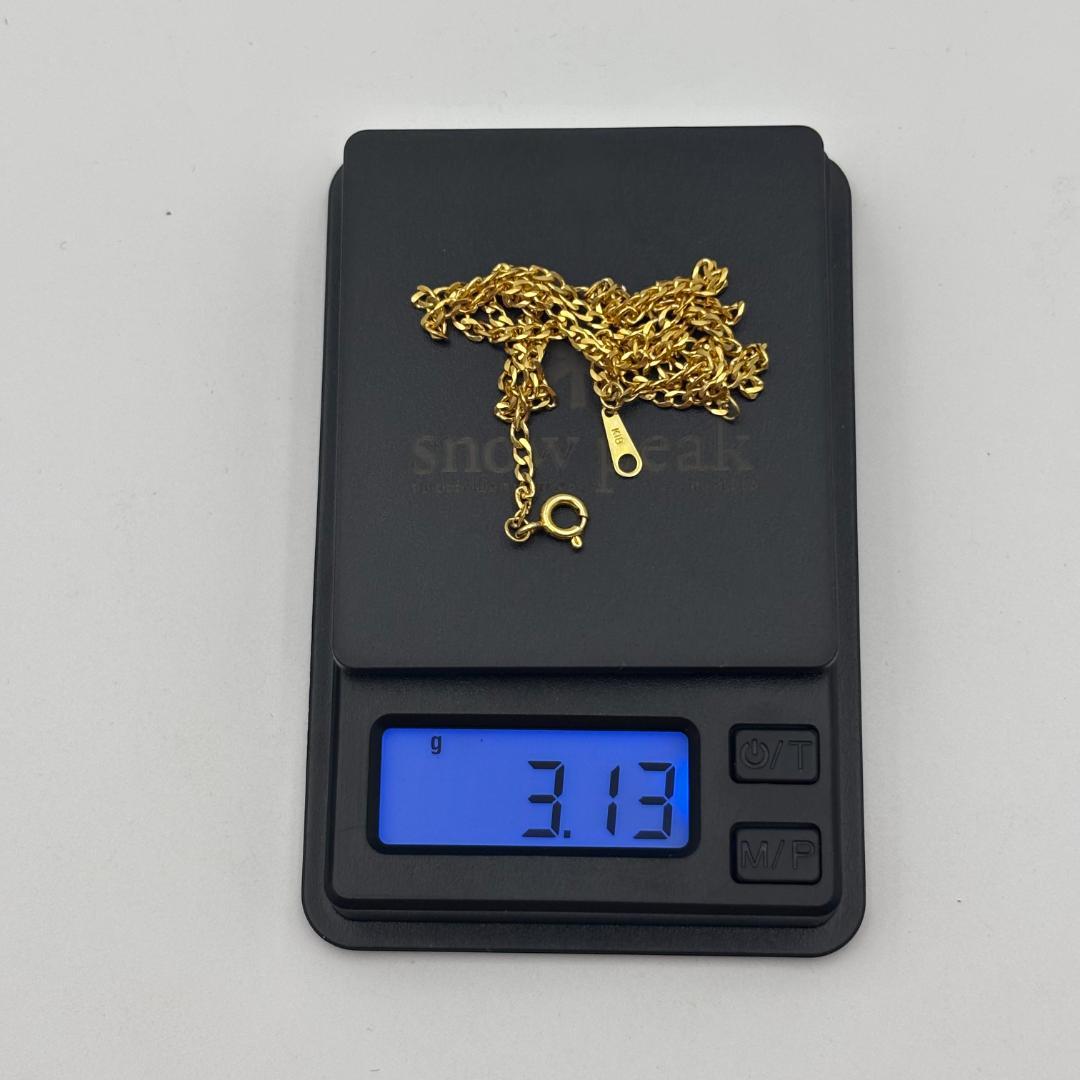 ⭐ 極美品 ✨K18金ゴールドチェーンネックレス 3.13g