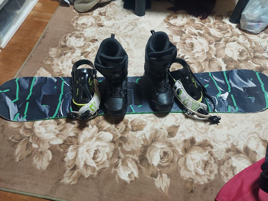 IGNIOGRVW-CAMBER 155cm ブーツ:kissmark27cm