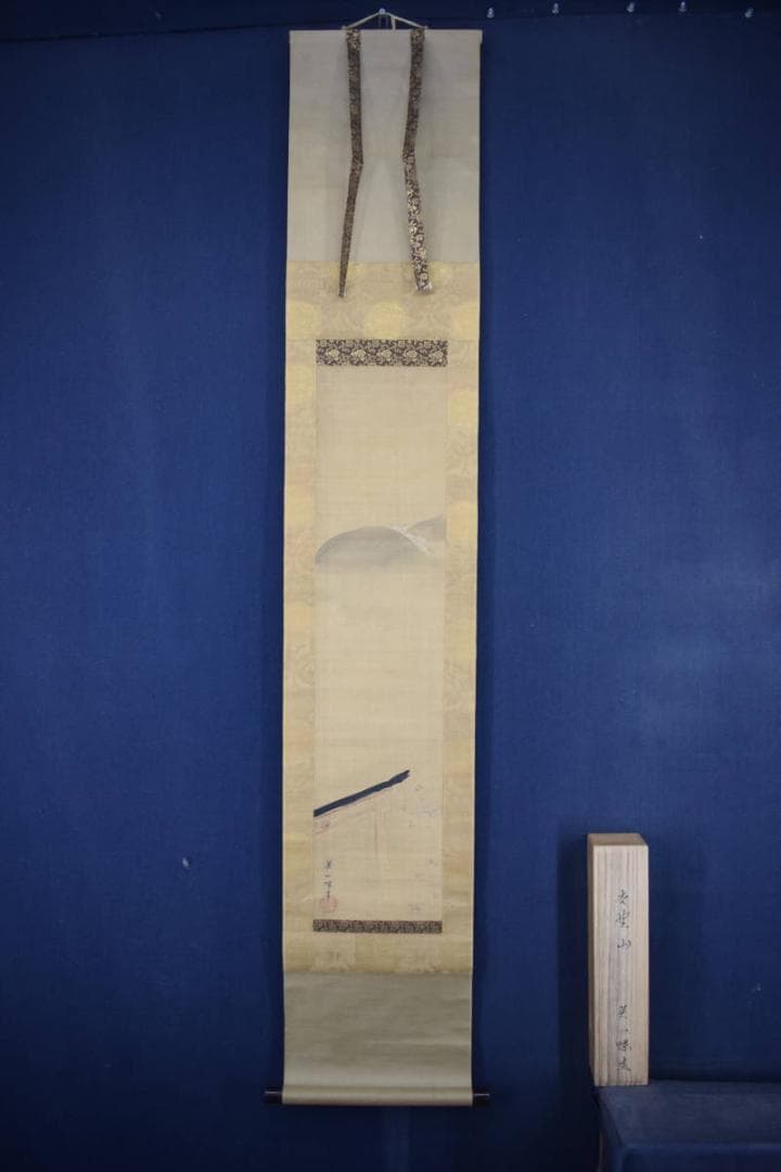 真作】英一蝶/吉野山桜図/鳥居図/掛軸☆宝船☆Z-398 - メルカリ