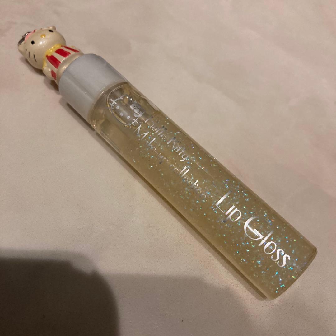 レトロ《2002年 ハローキティ リップグロス》当時物 コスメ☆イエロー