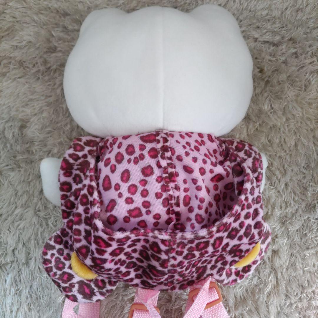 ハローキティ ジャングルキティ ぬいぐるみリュック レオパード ヒョウ