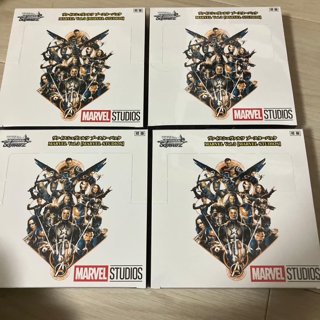ヴァイスシュヴァルツ MARVEL マーベル vol.3 4BOX Weiss Schwarz MARVEL Vol.3 [MARVEL STUDIOS] Booster Box SEALED