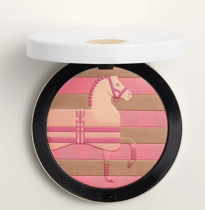 限定品HERMESフェイスパウダー　プードル ロカバール　リミテッドエディション