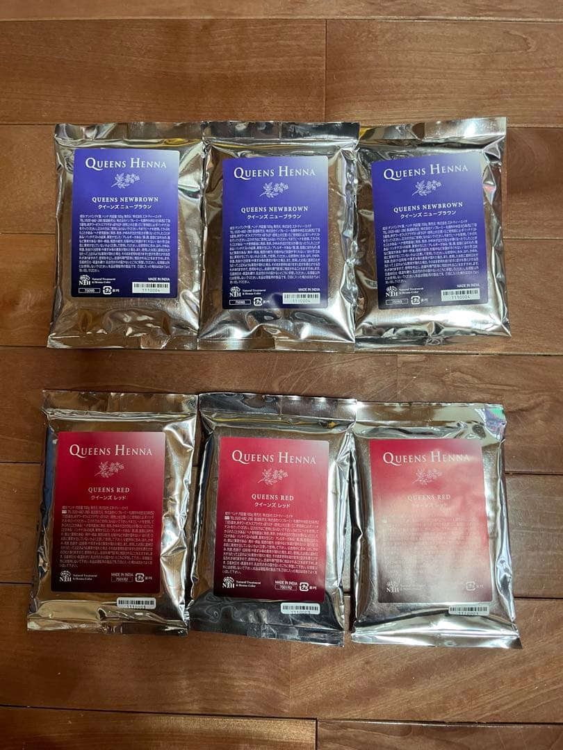 クイーンズ　ヘナ　6パックセット
