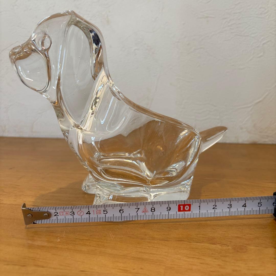 クリスタルガラスの犬 - メルカリ