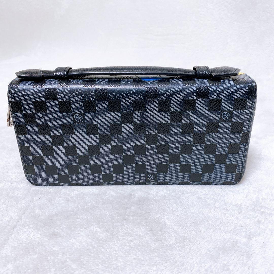 美品 カステルバジャック オーガナイザー 長財布 ラウンドジップ