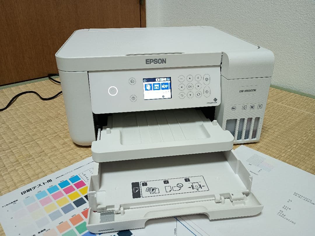[115]【動作良好・約2200枚】エプソン　エコタンクEW-M630TW