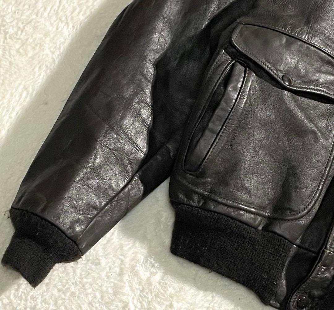 状態良好 SCHOTT フライトジャケット TYPE G-1 サイズ42 タロン - メルカリ