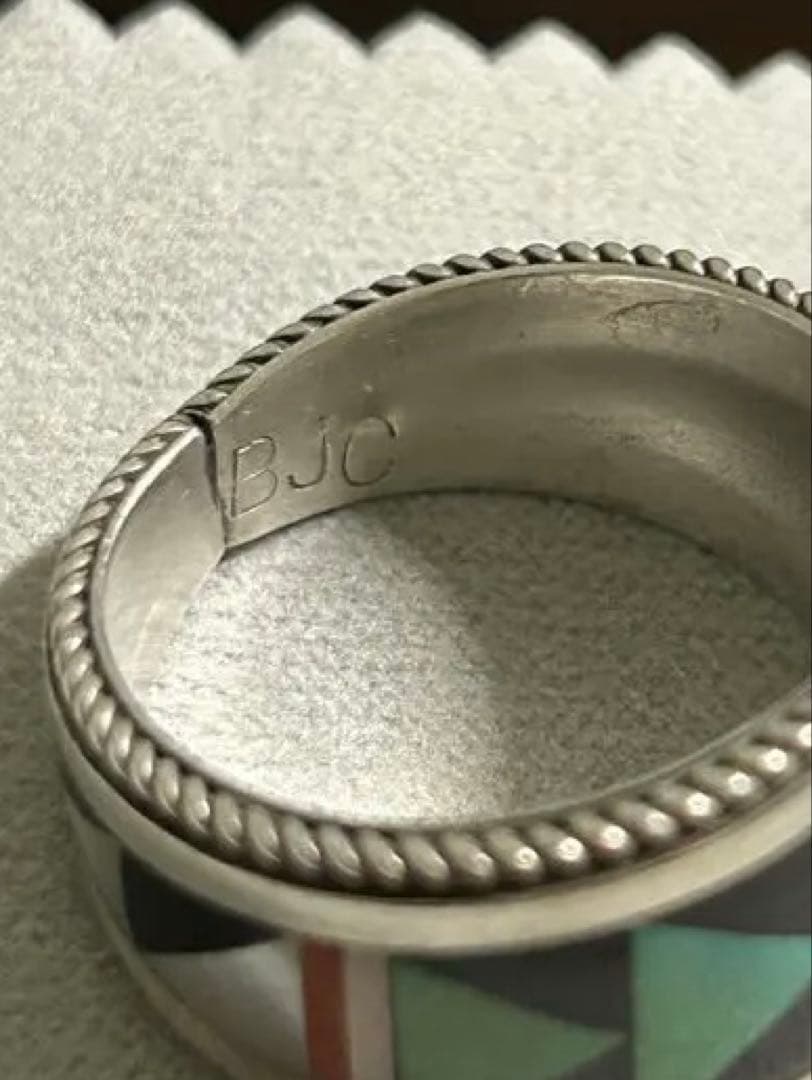 インディアンジュエリー ズニ族 Bernard Cachini シルバーリング