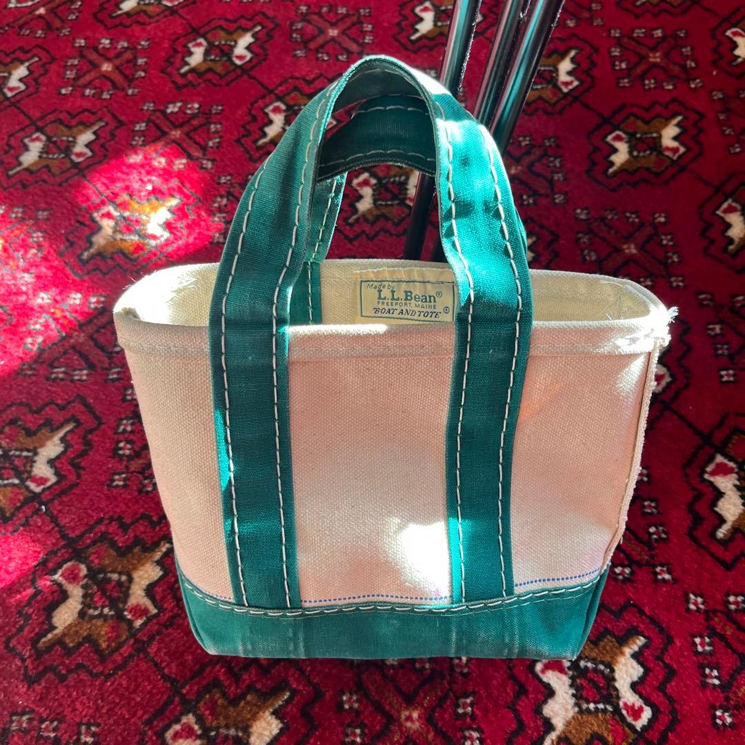 美品 80s エルエルビーン トートバッグ ミニ L.L.Bean ギザタグ