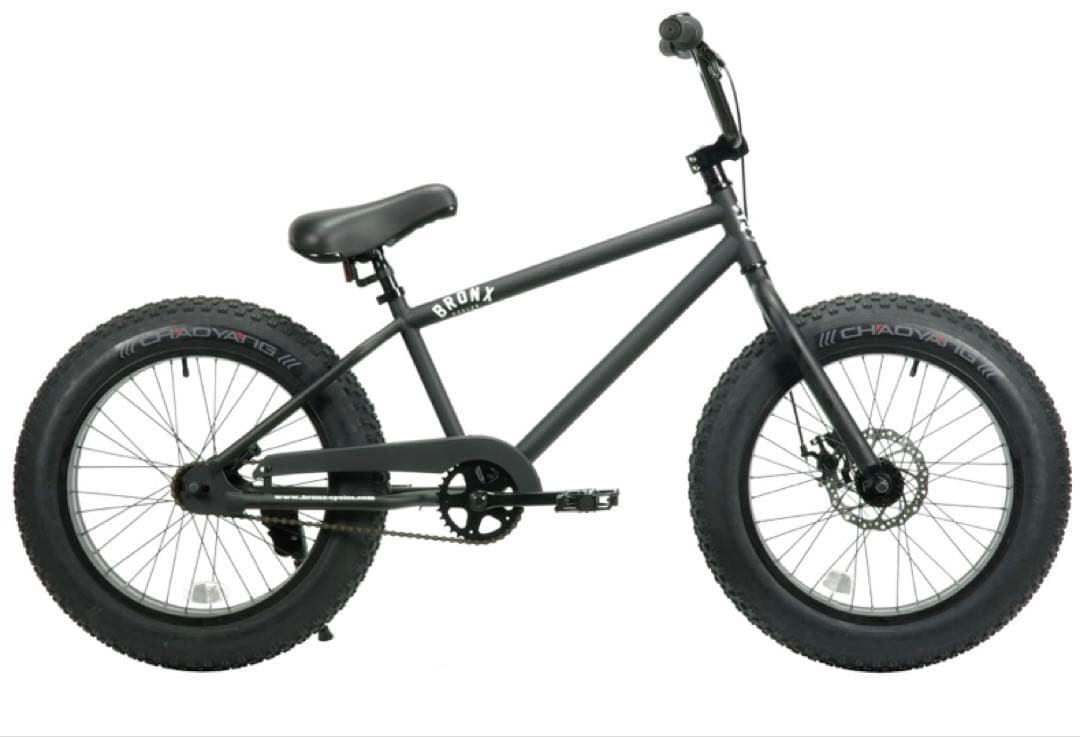【引取限定】 BRONX ブロンクス マットブラック ファットバイク 自転車 楽天市場】自転車 通販 BRONX 20BRONX CUSTOM マットブラック×ブラック