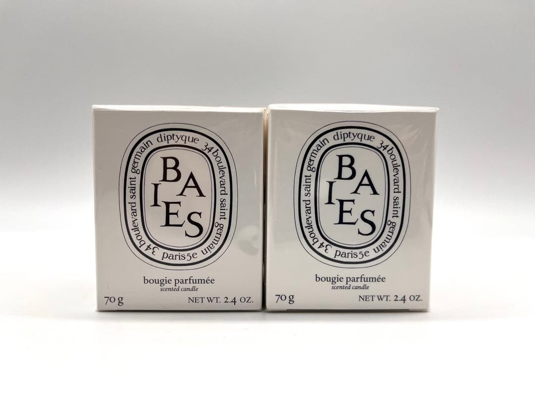 【新品未使用】BAIES ディプティック　ミニキャンドル　ベ　70g 2個セット