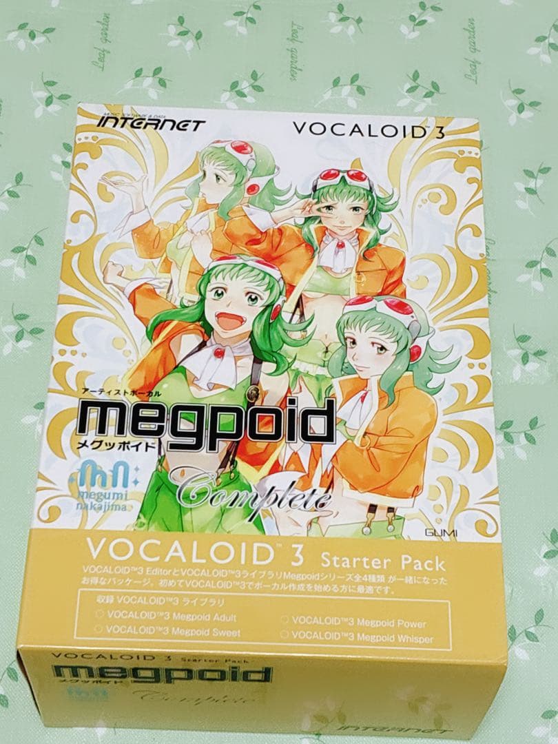 DTM・DAW VOCALOID3 megpoid Complete Starter pack INTERNET GUMI （全種）ボーカロイドお手軽スターターセット Megpoid