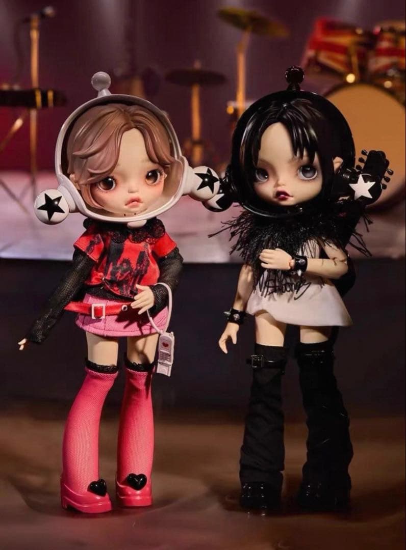 POP MART SKULLPANDA NANA 大崎ナナ小松奈々可動ぬいぐるみ 受注予約】［有属性ぬい本体］NANA 10cm ぬいぐるみ本体【NANA