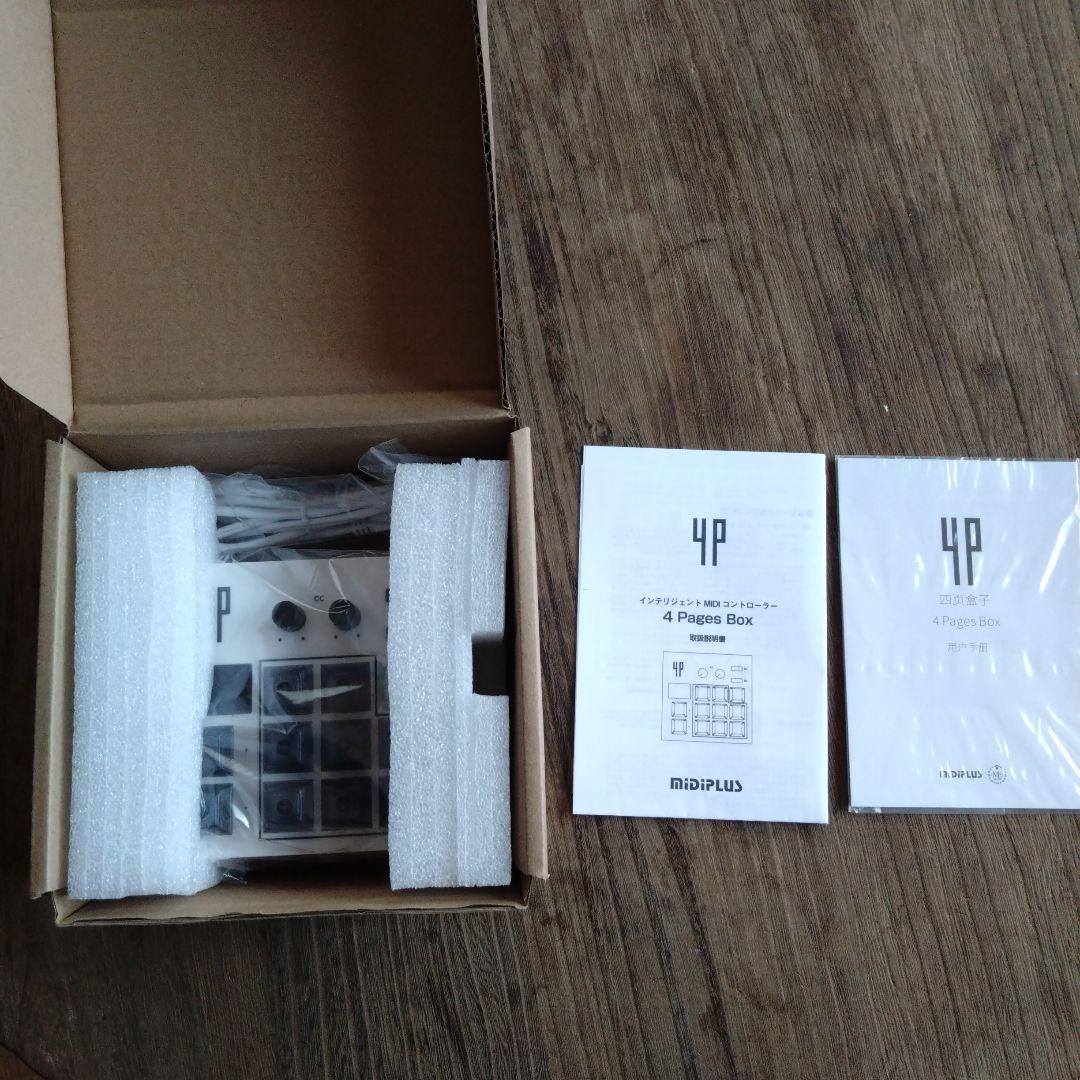 DTM・DAW midi plus 4pages box Amazon | MiDiPLUS 4Page Box インテリジェントMIDIコントローラー