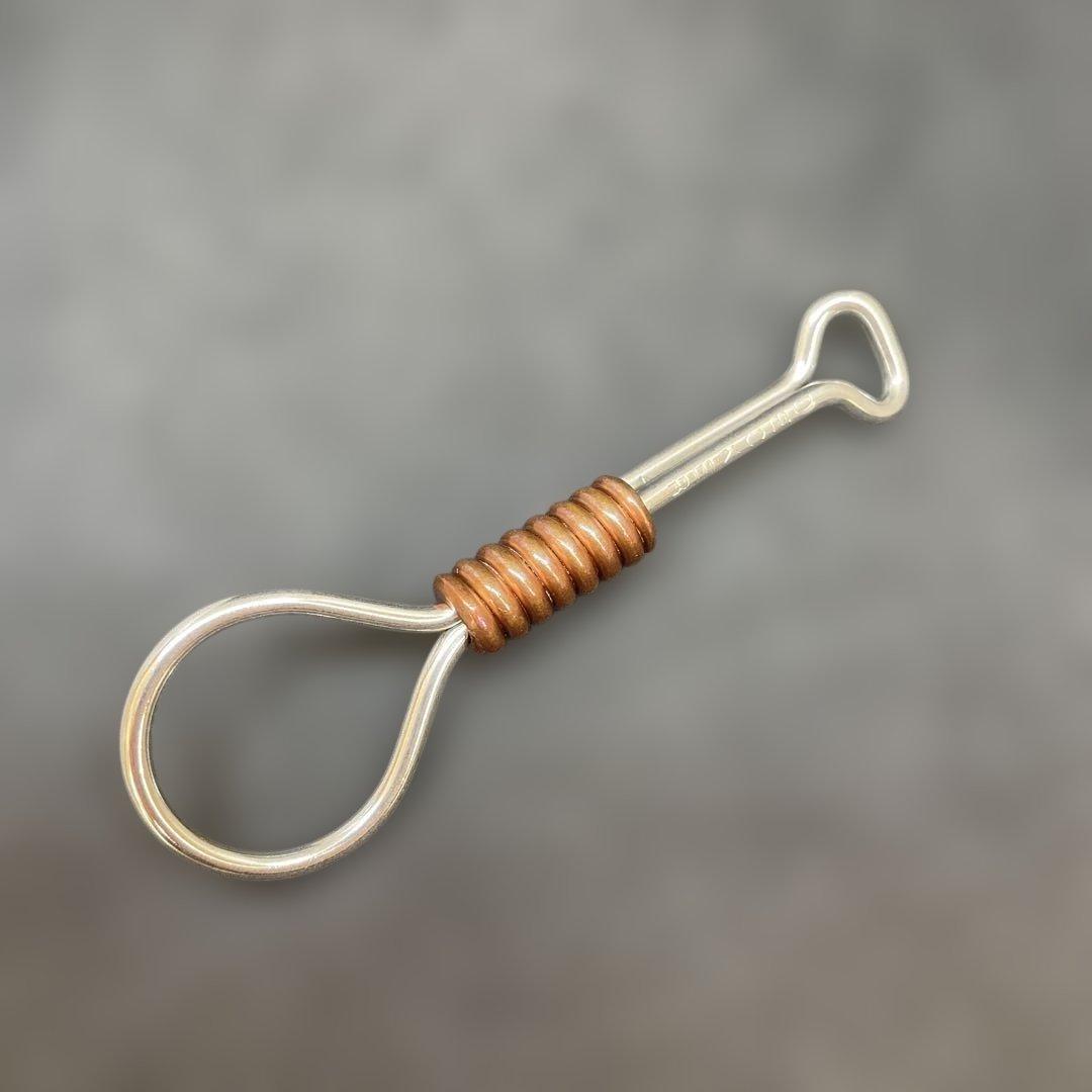 ジェフ・デッカー　ハングヌーズ・キーチェーン ステンレス✖️カッパー