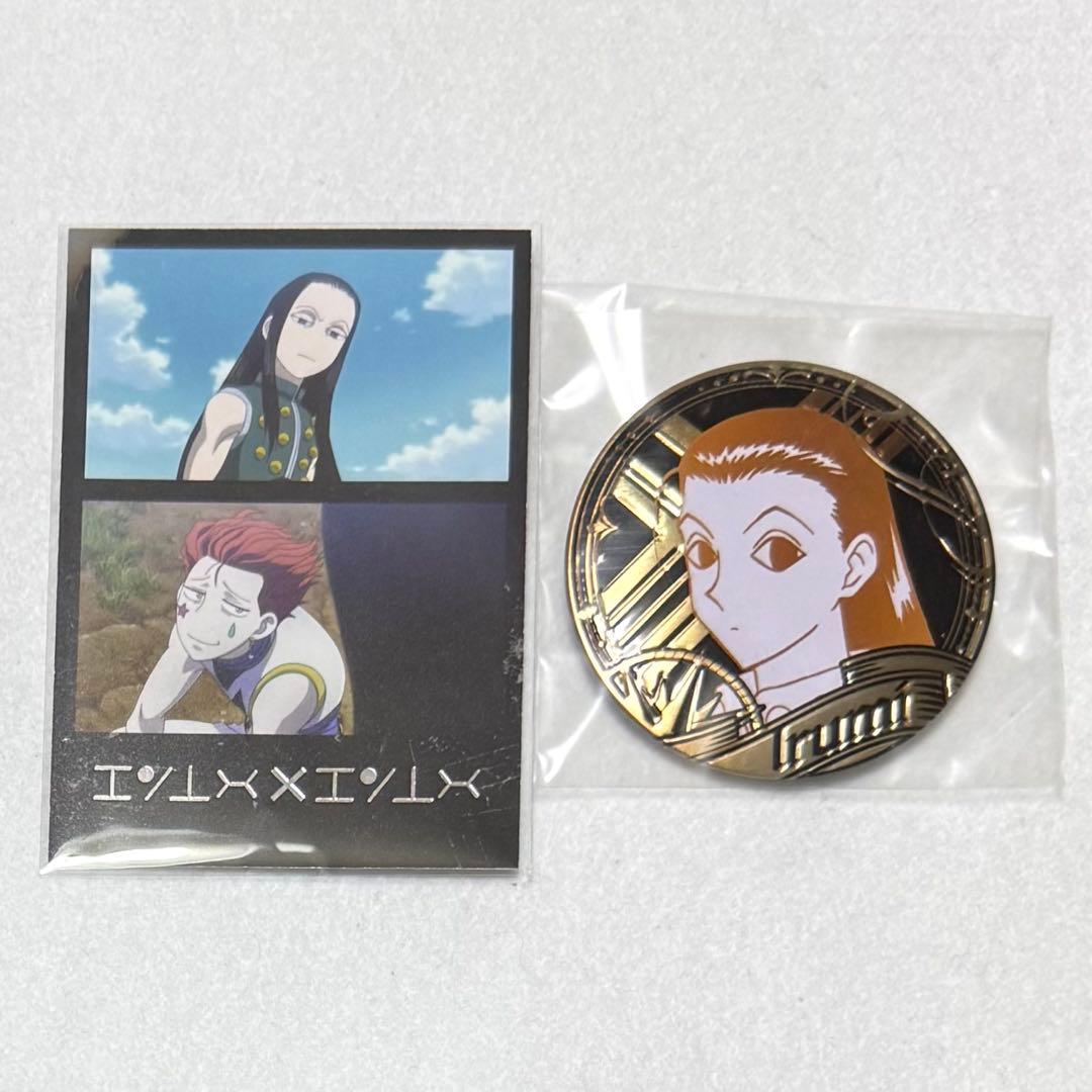 HUNTER×HUNTER イルミ 中国限定 彫金缶バッジ 箔押しカード - メルカリ