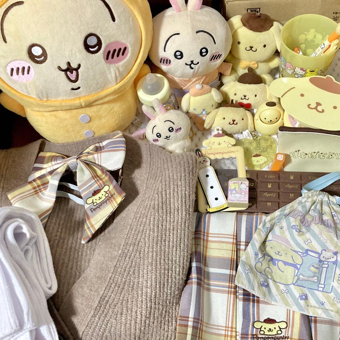 まとめ売り　ぬいぐるみ　JK 制服　雑貨　黄色　スクバデコ　推し活