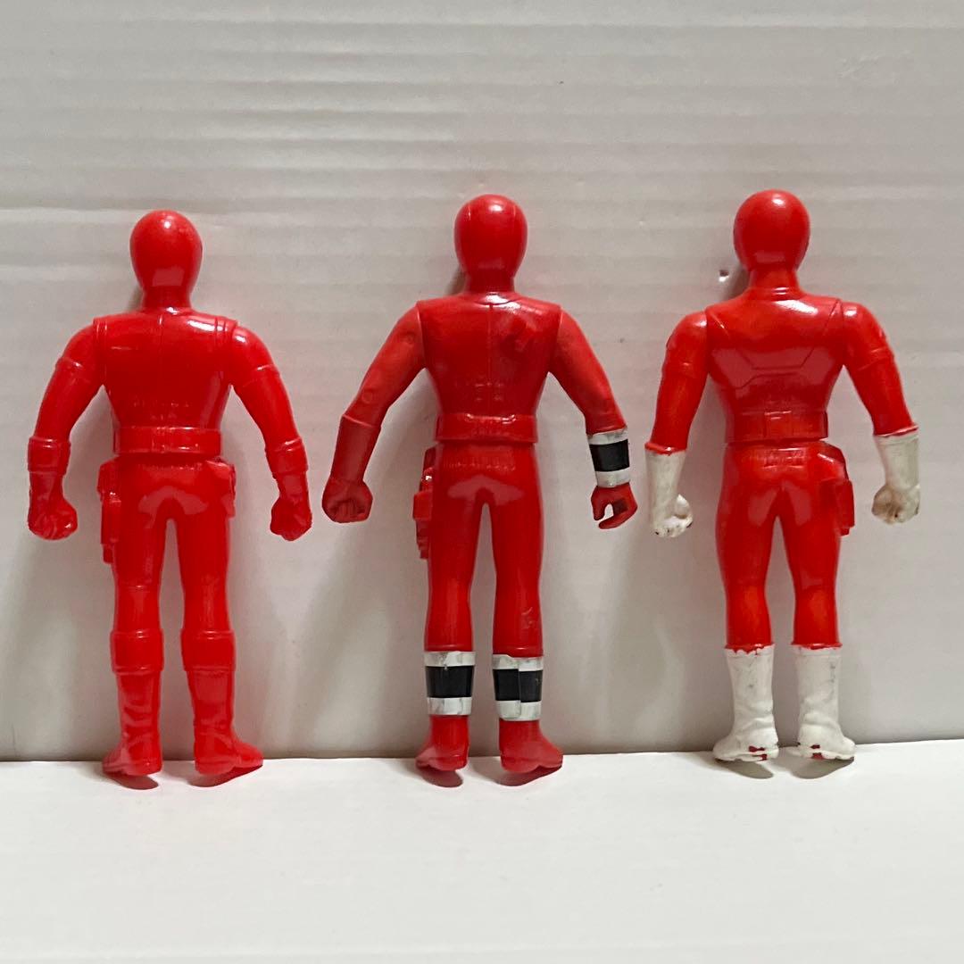 ☆スーパー戦隊 レッド ソフビ 6体セット☆ - メルカリ