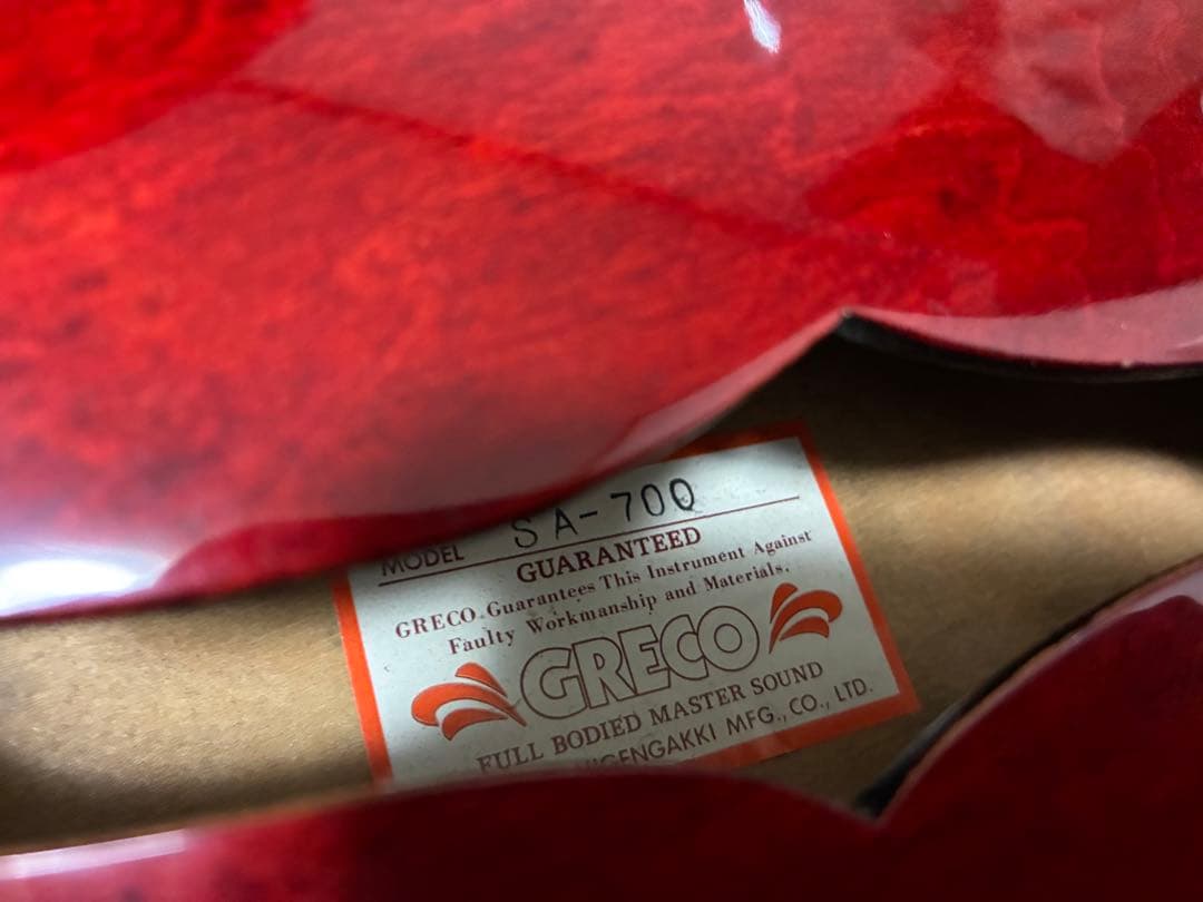 Greco SA-700 WR MIJセミアコ 1981年製 - メルカリ