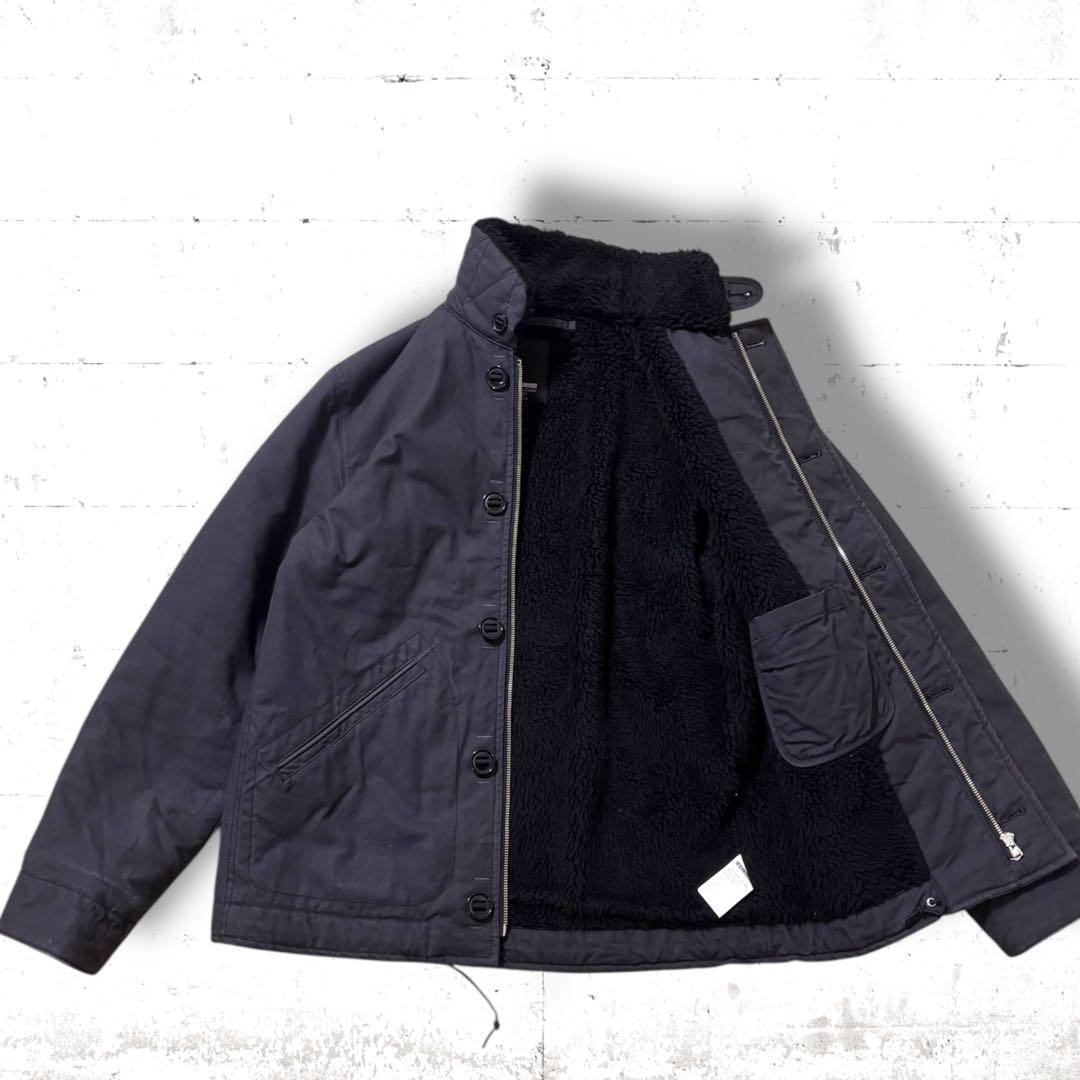 neighborhood N-1 デッキ　ジャケット　ボア　ブルゾン　フェード