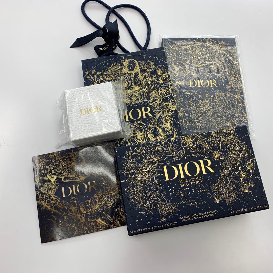 Dior⭐︎ホリデーオファーノベルティ ポーチ&ホリデーノート&シュシュ　2022