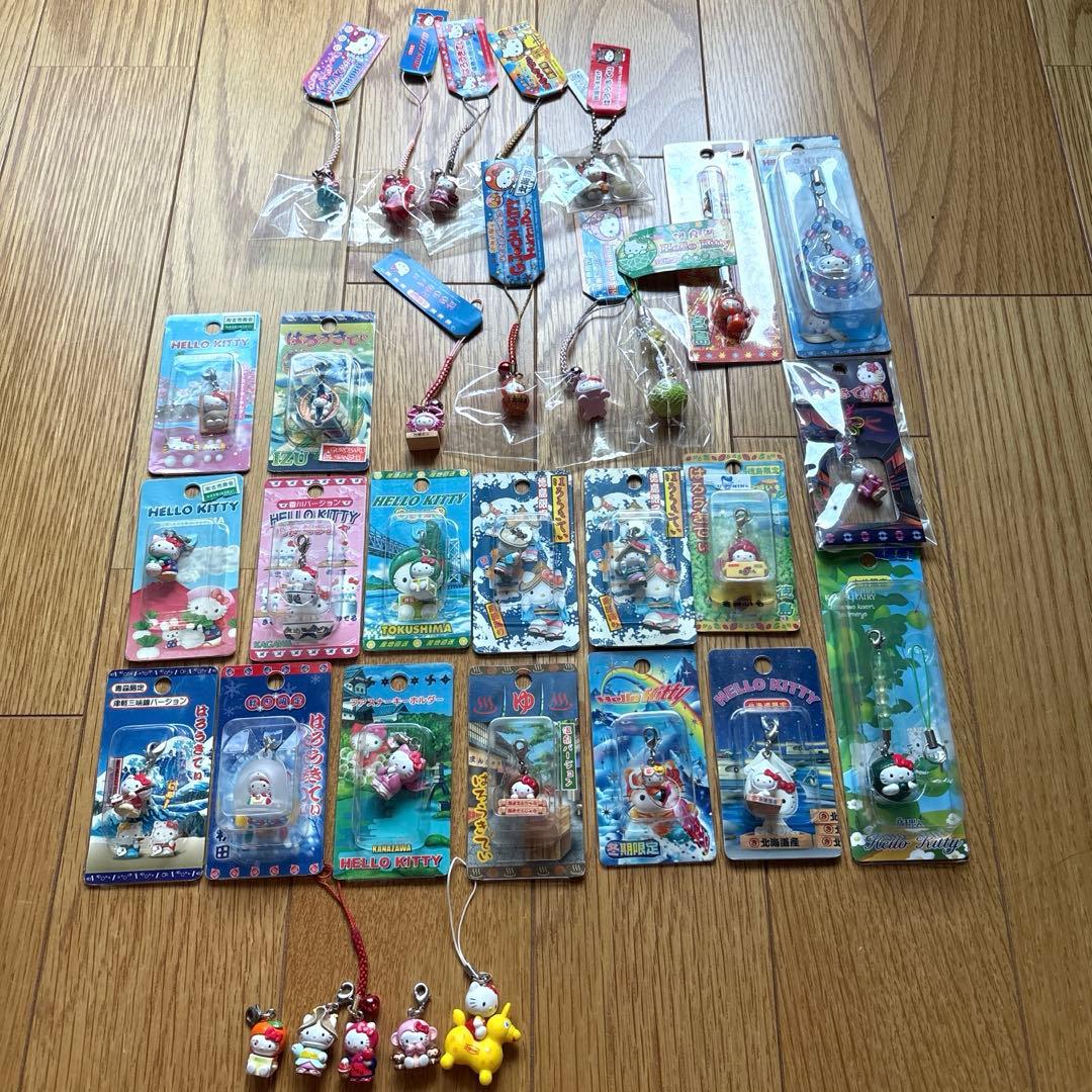 ご当地　ハローキティ　根付け　ストラップまとめ売り
