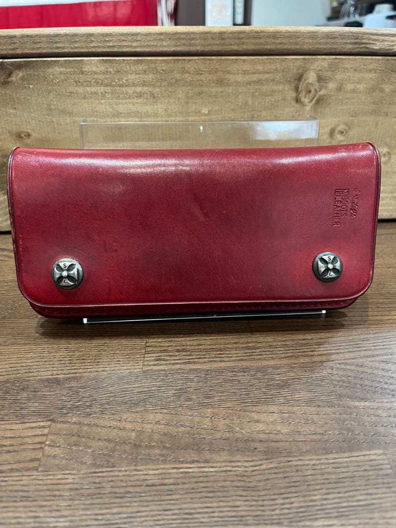 ストップライト　stop light ロングウォレット　赤　レッド