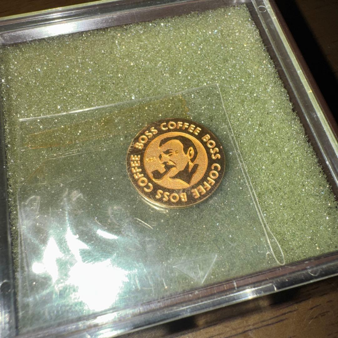 【純金】BOSS 純金メダル キャンペーン 抽選