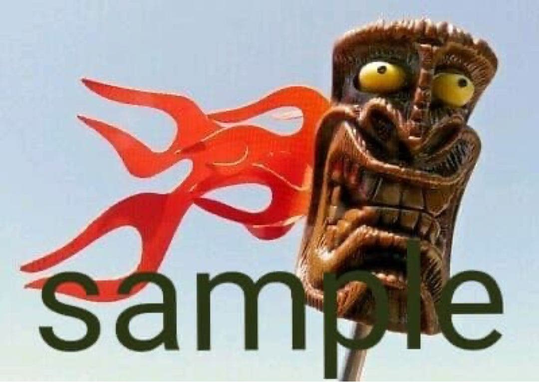 【極希少】廃盤　ムーンアイズ　アンテナトッパー　（ティキ）