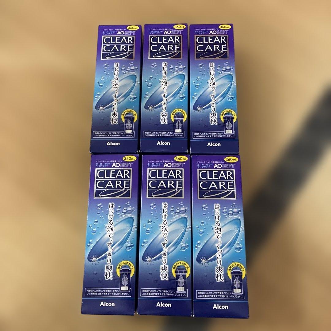 CLEAR CARE 360ml 6本セット Amazon | 【6本セット】アルコン クリアケア 360ml 医薬部外品 AO