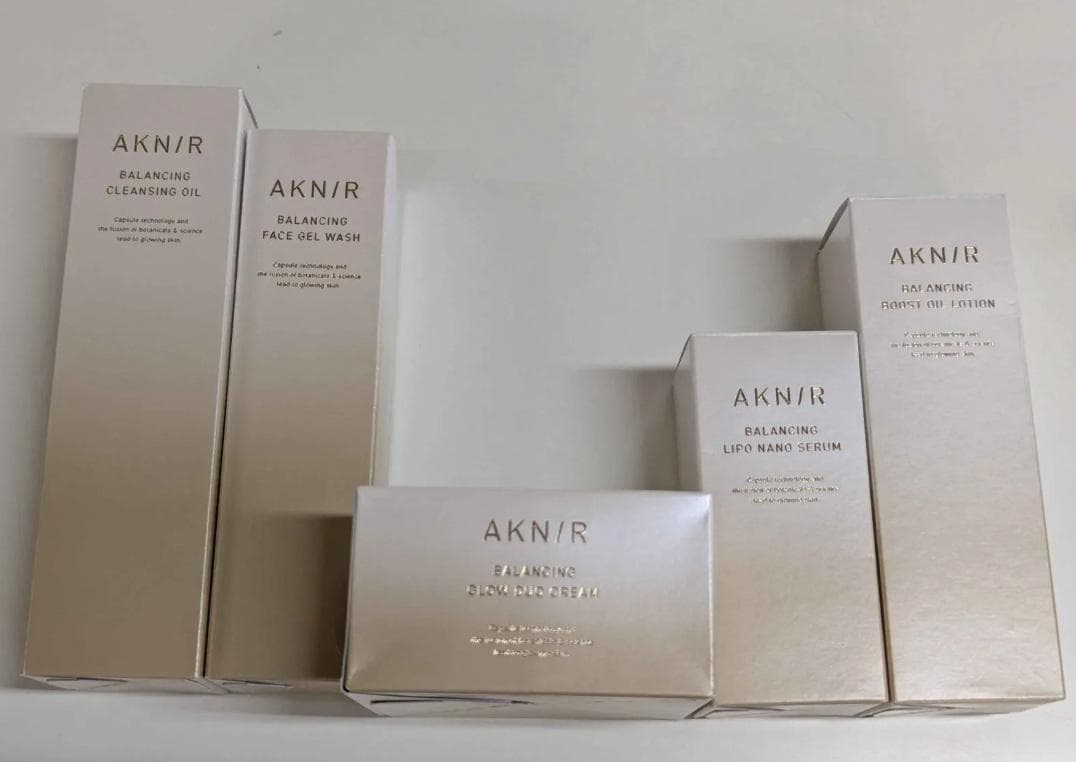 【新品】AKNIR アクニー ５点 Bブーストオイルローション Bナノセラムほか