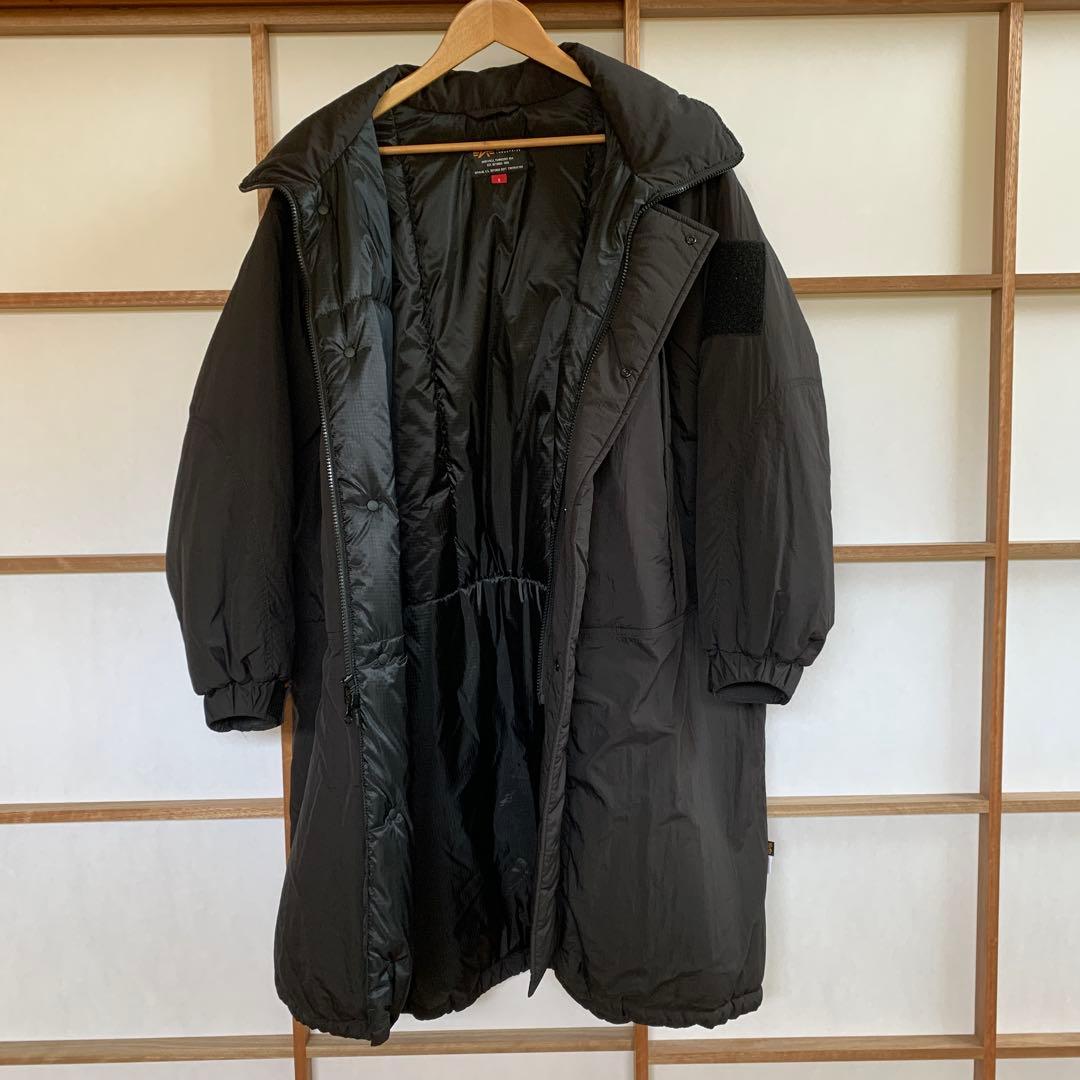 ALPHA INDUSTRIES ダウンコート ブラック S 定価4万