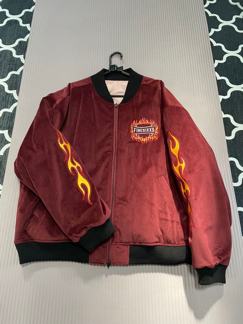 キ*ネ様 Finesixxx バーガンディ リバーシブルジャケット