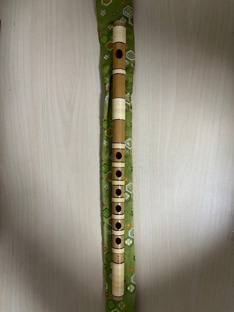 だんじり笛　獅子田竹峰　六穴　七本調子