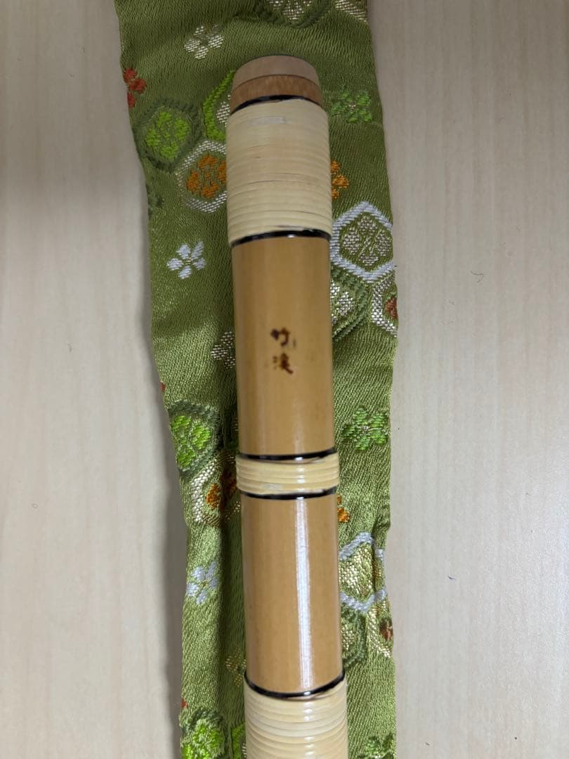 だんじり笛 獅子田竹峰 六穴 七本調子