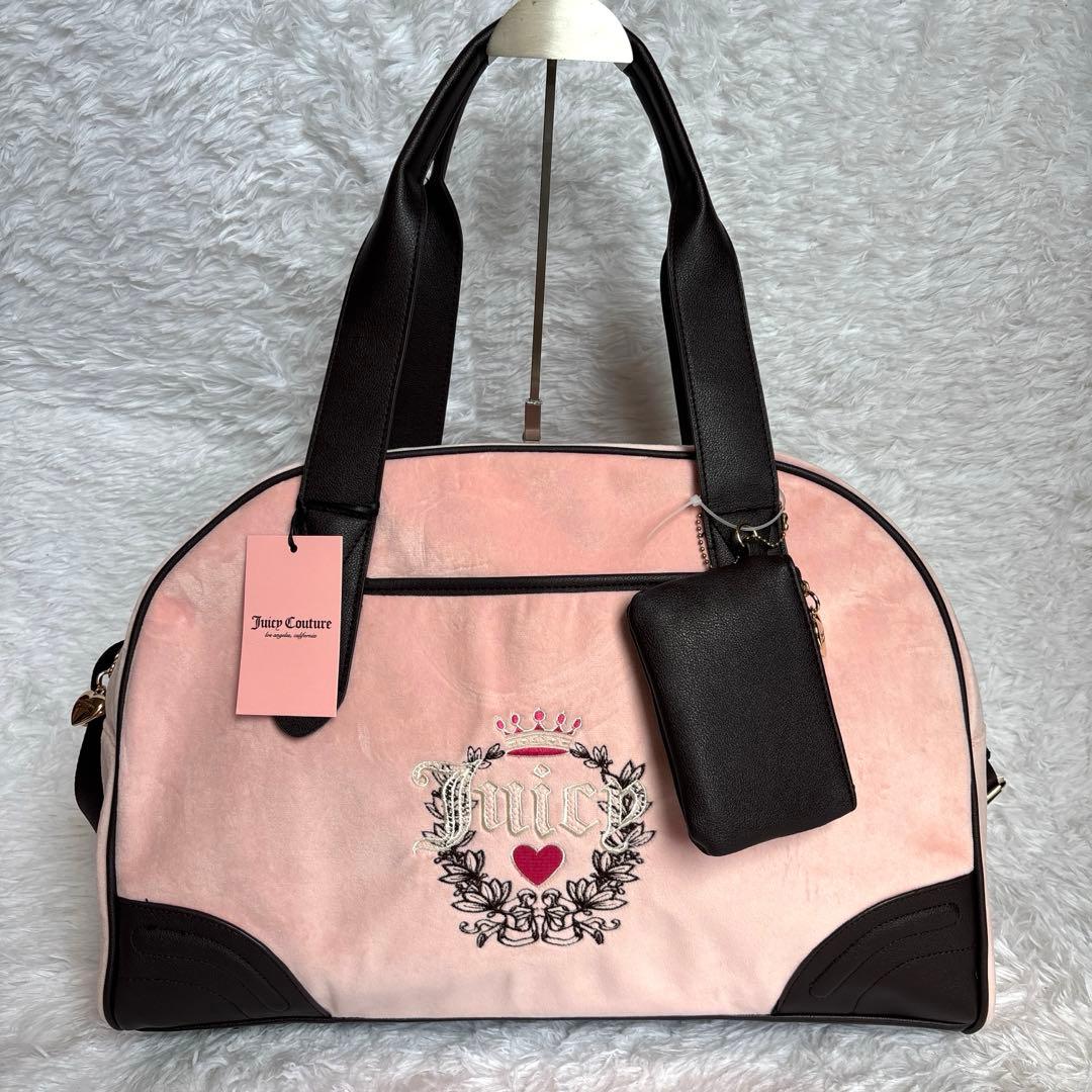 【新品未使用】大容量♡ジューシークチュール♡ボストンバッグ♡旅行♡Y2K