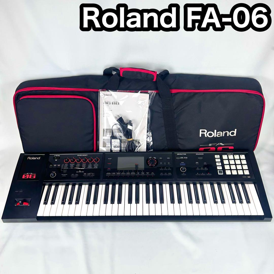【訳アリ】Roland ローランド FA-06 シンセサイザー 61鍵盤 Amazon | Roland FA-06-SC シンセサイザー 限定ホワイト 61鍵盤 【島村