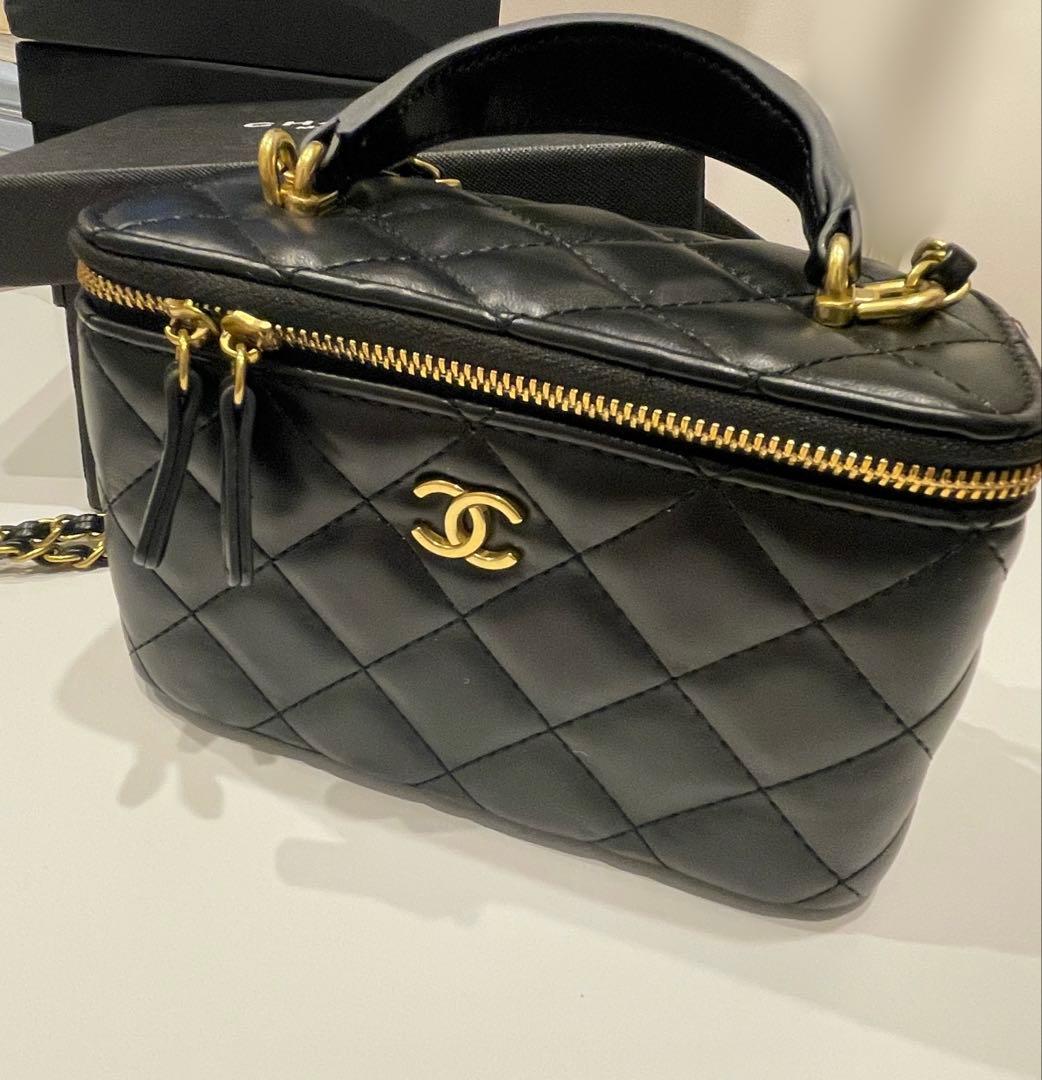 CHANEL バニティバッグ ノベルティ ショルダーバッグ ブラック
