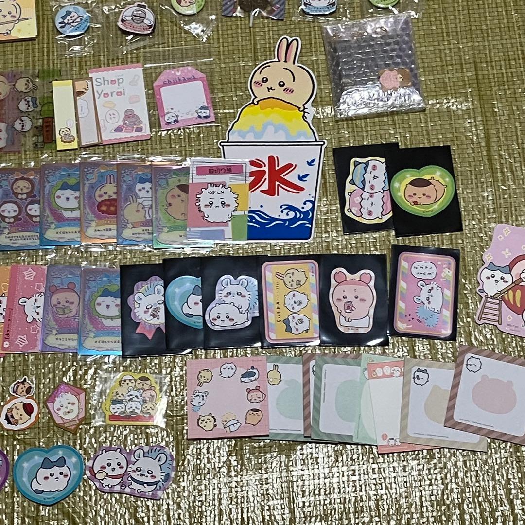 ちいかわ まとめ売り 大量 140サイズ 小物 ぬいぐるみ 雑貨 シール