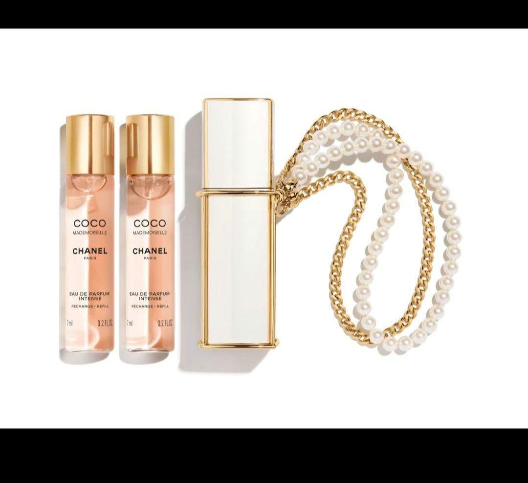 ココ マドモアゼルオードゥパルファム アンタンスパース スプレイ　チェーン付 パール チェーン付きの「ココ マドモアゼル」が登場 オリエンタル