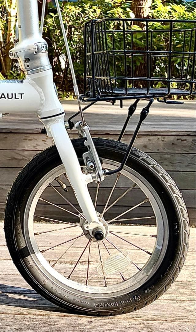 RENAULT LIGHT 8 14インチ 8.3kg ホワイト折りたたみ自転車