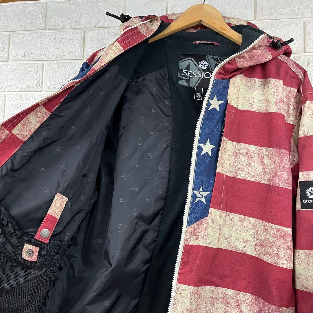 美品 SESSIONS セッションズ 星条旗柄 ボードウェア S burton - メルカリ