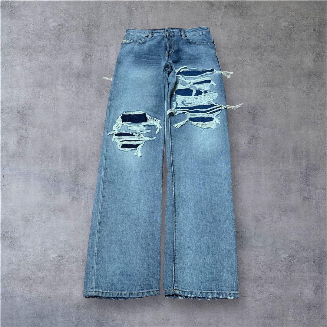 激レア DIESEL ディーゼル1955 ダメージストレートデニム W28 - メルカリ