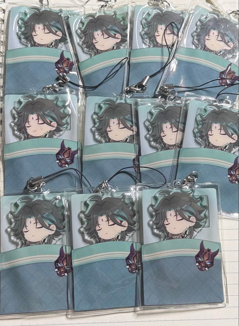 原神 おやすみ　ストラップ 魈　ショウ　11個